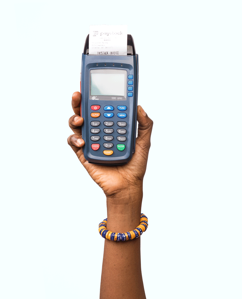 Terminal de pagamento OrdantPay em ação